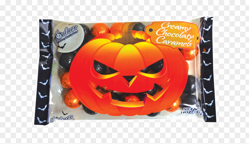Candy Bag Jack-o'-lantern Chocolate Balls Fudge Halloween PNG