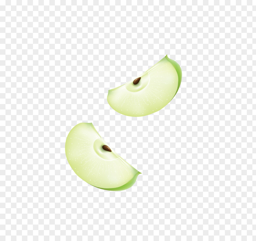 Delicious Green Apple Material Fruit Shoe PNG