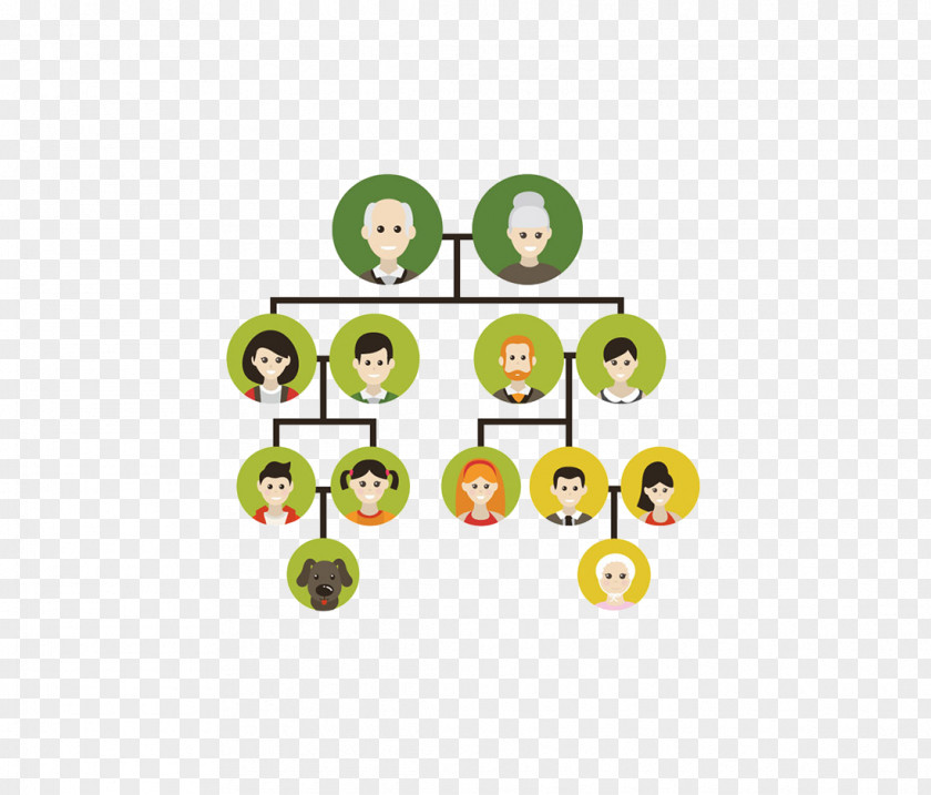 Family Tree Genealogy Icon PNG