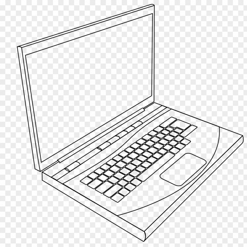 Laptop Drawing Line Art Clip PNG