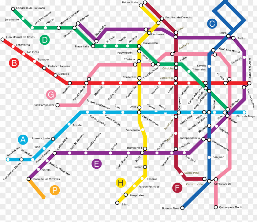 Map Buenos Aires Underground Rapid Transit Line B Santiago Metro PNG
