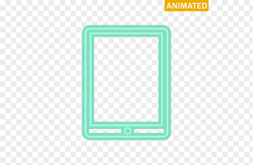 Raw Turquoise Teal Rectangle PNG