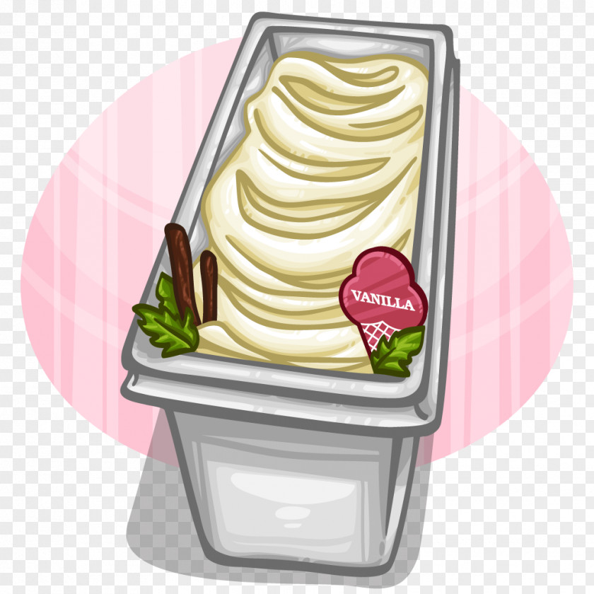 Vanilla Cream Ice Flavor PNG