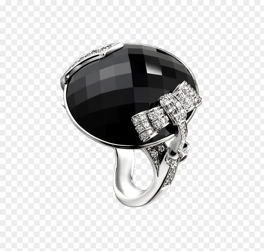 Black Gem Ring Earring Diamond Gemstone Jewellery PNG