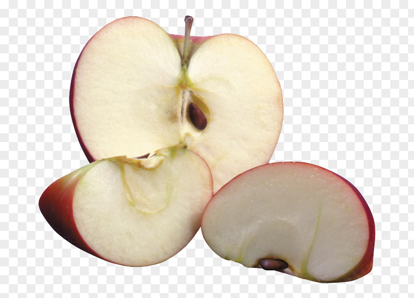 Cut Apple Manzana Verde Auglis PNG