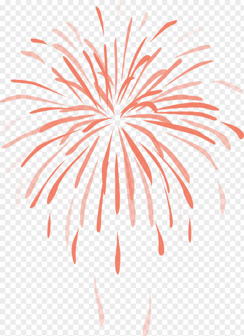 July Fireworks Color Clip Art PNG