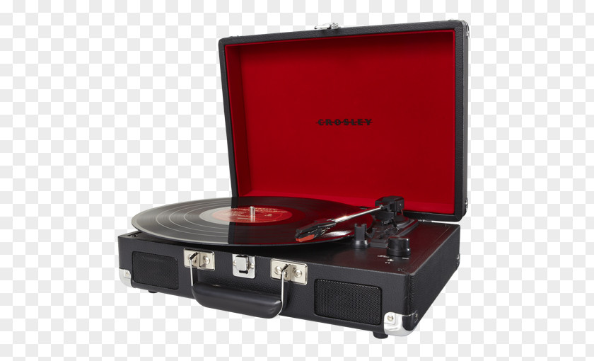Turntable Crosley Cruiser CR8005A Phonograph Radio Stereophonic Sound PNG