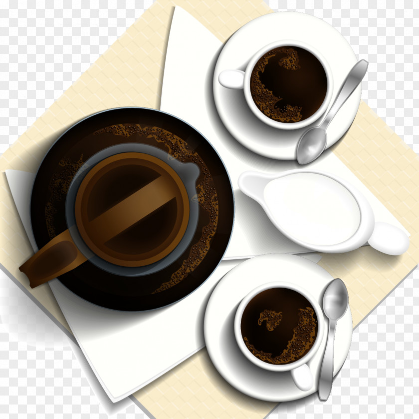 Vector Coffee Dessert PNG