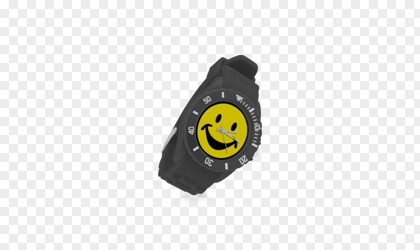 Yellow Strap Smiley Font PNG