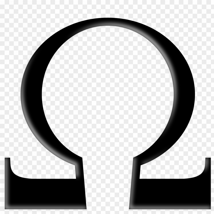 Chrono Vector Alpha And Omega Symbol Ohm Clip Art PNG