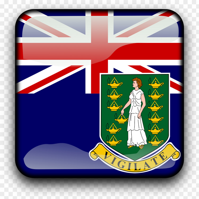 Flag Of The British Virgin Islands United States Overseas Territories PNG