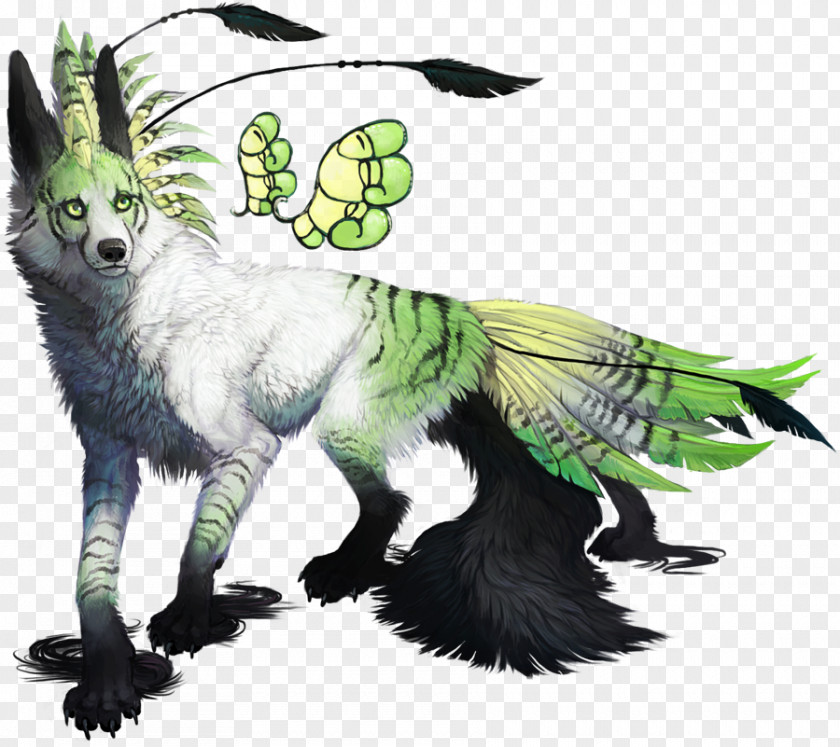 Fox Legendary Creature Gray Wolf Drawing Art PNG