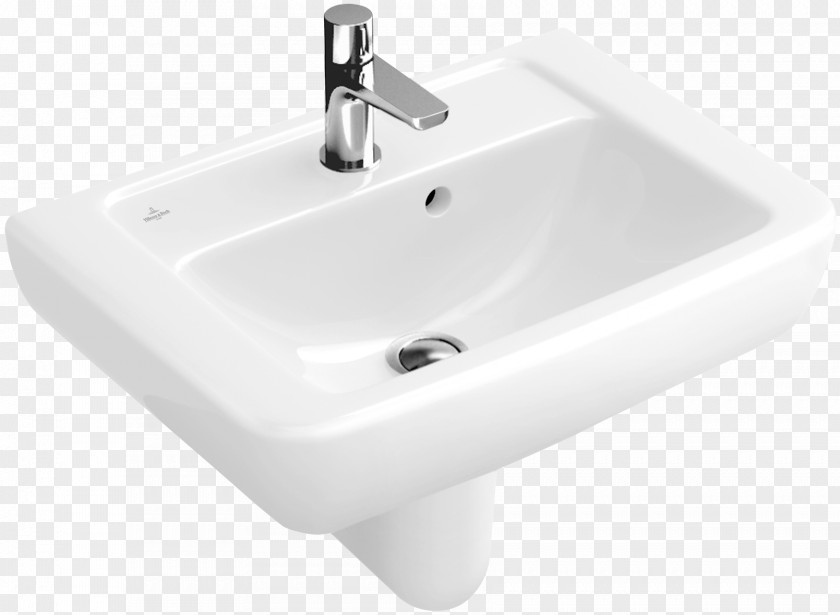 Sink Ceramic Bathroom Villeroy & Boch Tap PNG