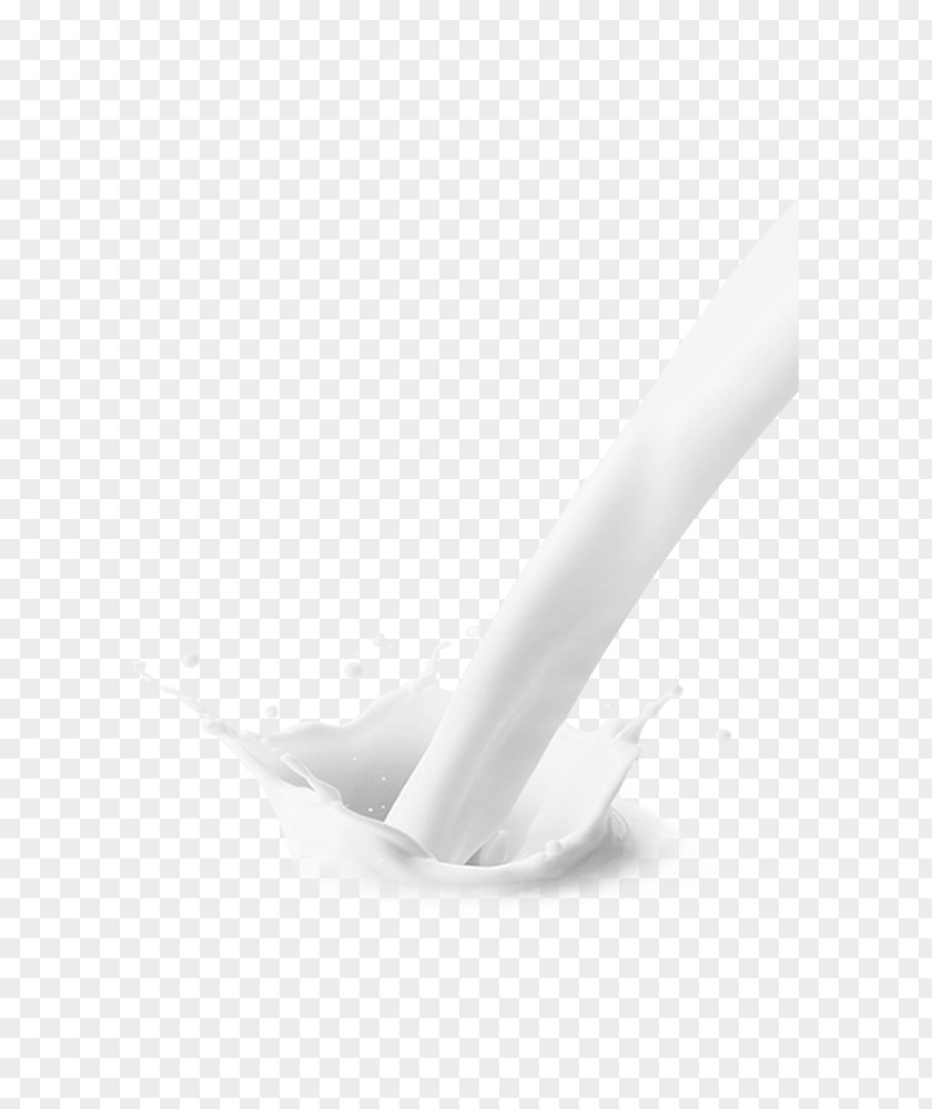 The Effect Of Pouring Milk Black And White PNG