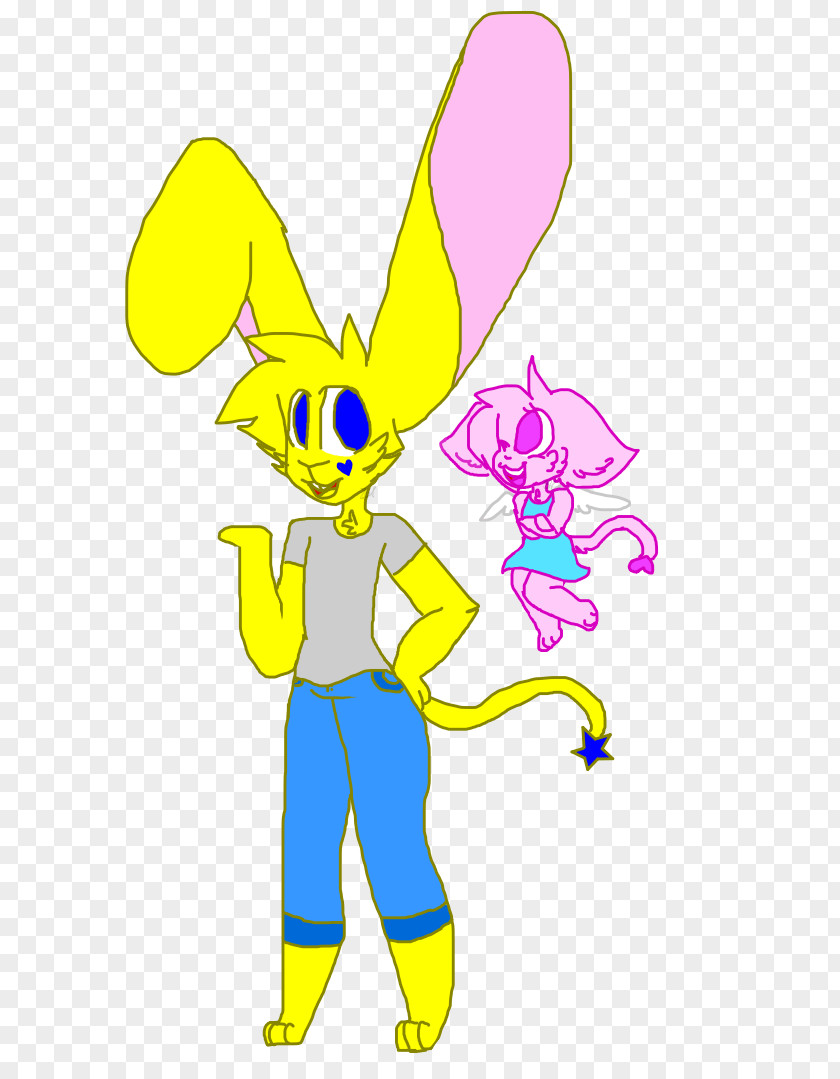 Blink Easter Bunny Cartoon Clip Art PNG