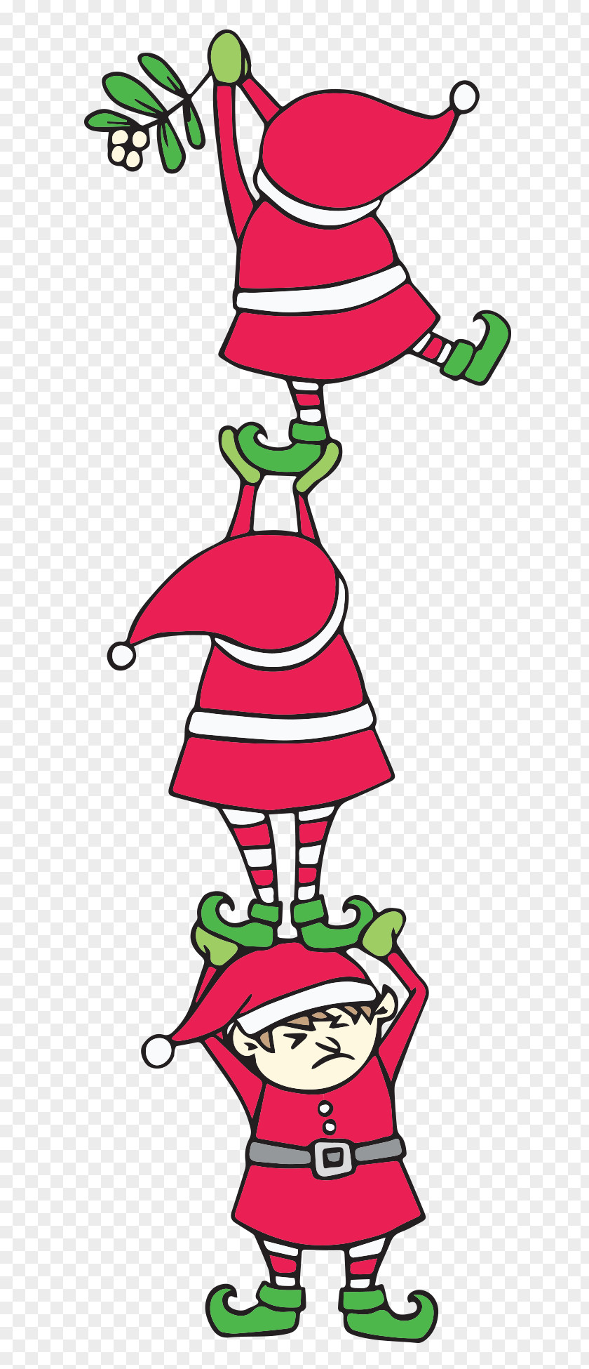 Christmas Elf Santa Claus North Pole Clip Art PNG