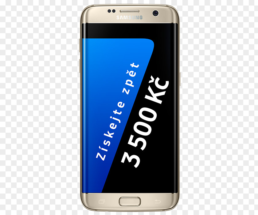 Gold Edge Samsung GALAXY S7 Telephone Smartphone Android PNG