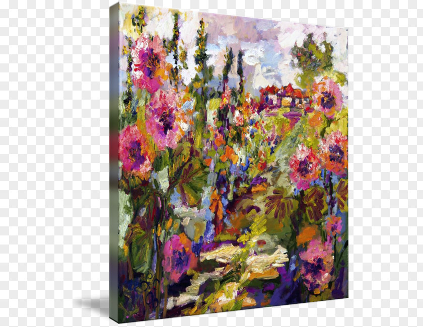 Painting Floral Design Acrylic Paint Impressionism Modern Art Watercolor PNG