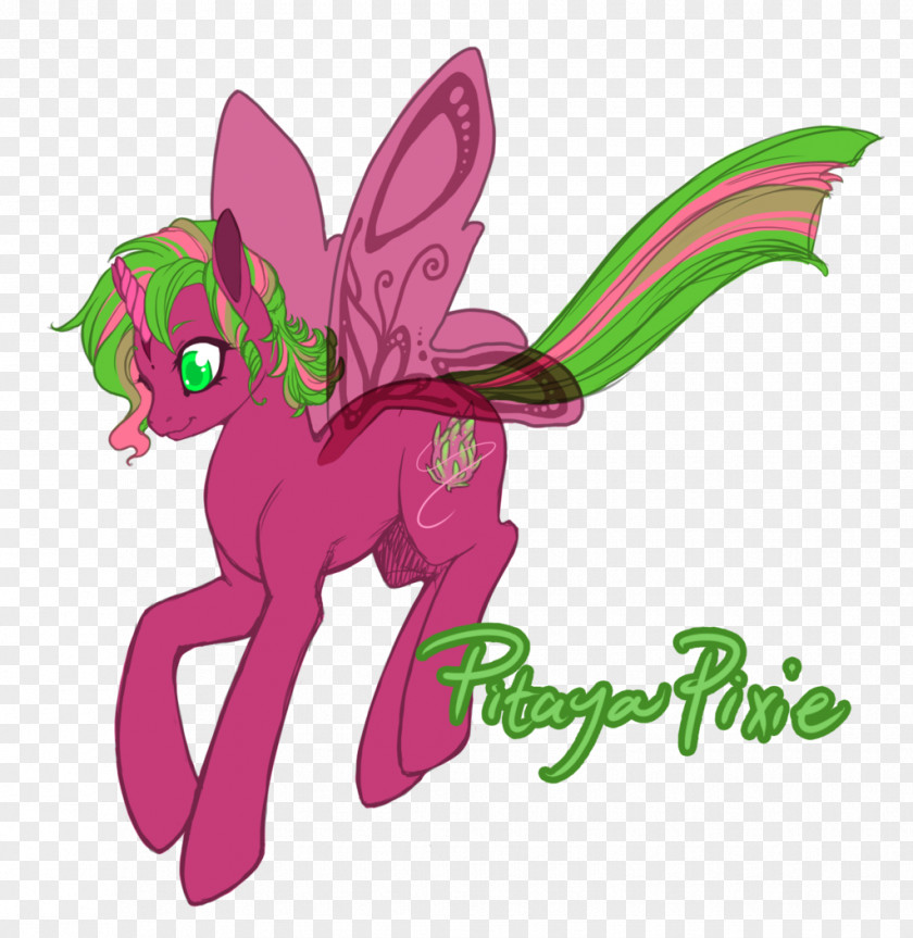 Pitaya. Pony Horse Fairy Clip Art PNG