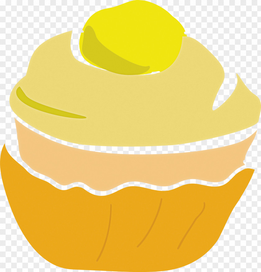 Yellow Baking Cup Food Mixing Bowl Tableware PNG