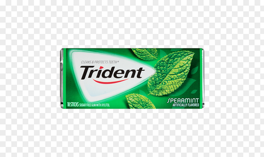 Chewing Gum Trident Candy Sugar Substitute Food PNG