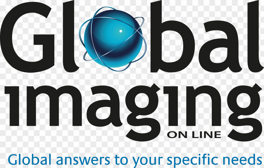 Global Tech Logo Brand Medical Imaging Font Design PNG