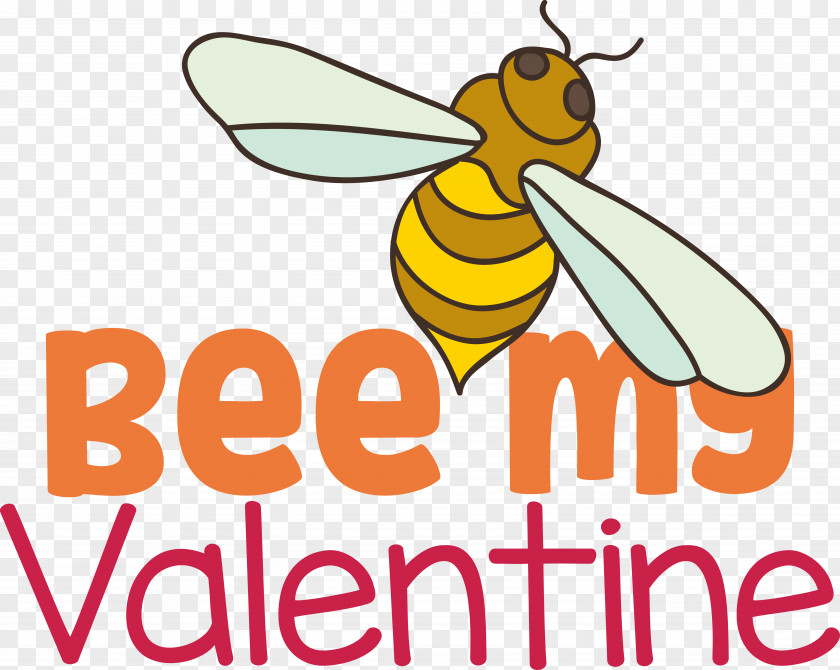 Honey Bee Insects Bees Cartoon Pollinator PNG