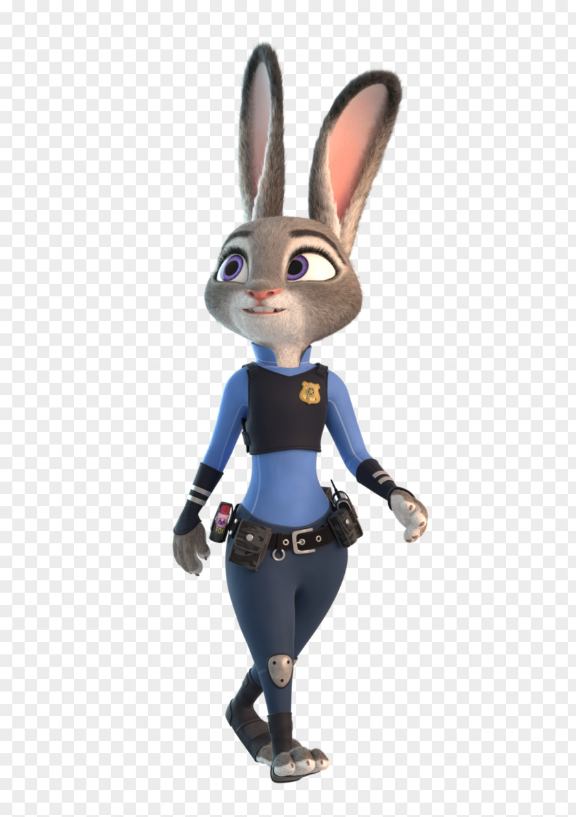 Judy Hopps Easter Bunny Figurine Mascot PNG