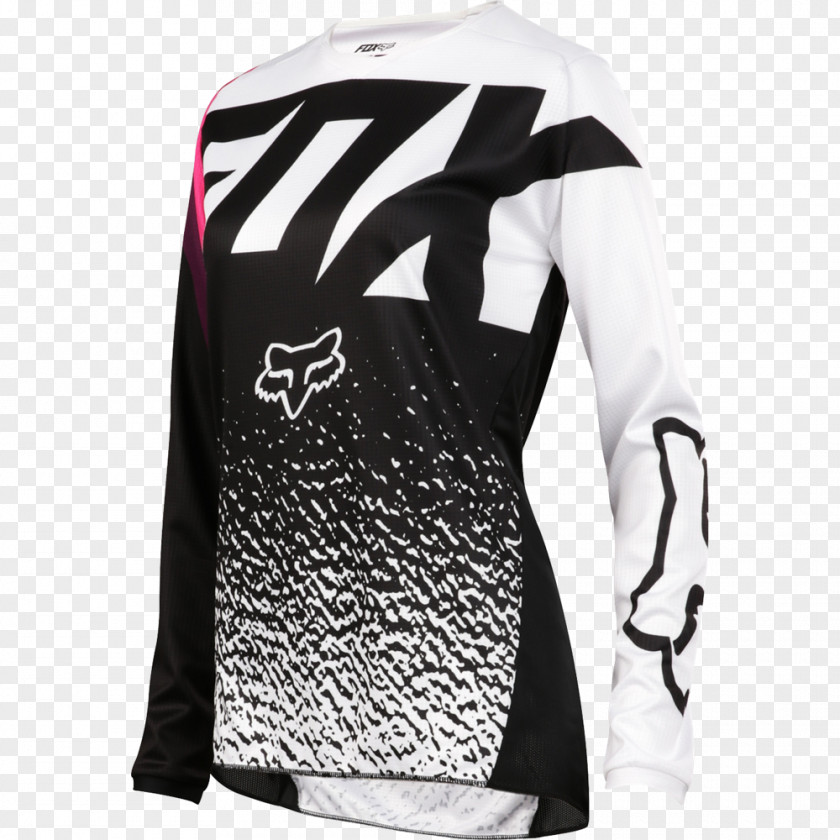 Motocross Fox Racing Cycling Jersey Motorcycle PNG