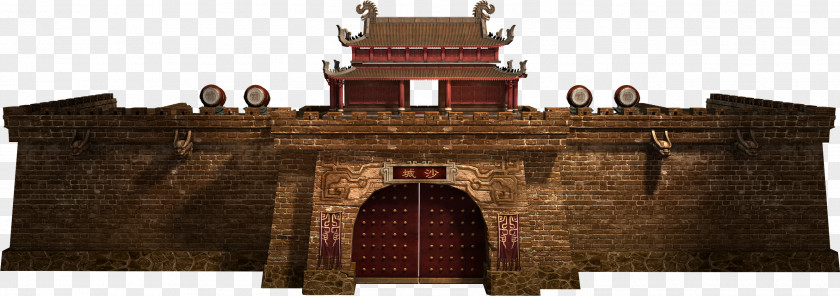 Ancient City Wall Gate,Vector Material Fortifications Of Xian Chinese Defensive PNG
