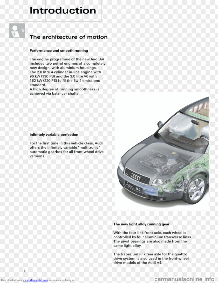 Audi A6 Car 2001 A4 S8 PNG