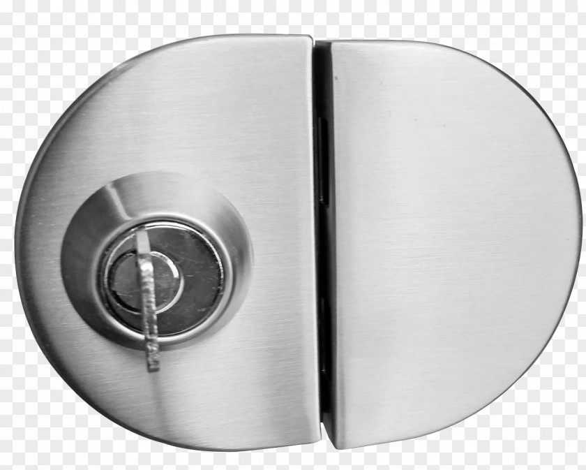 Brushed Steel Lock Angle PNG