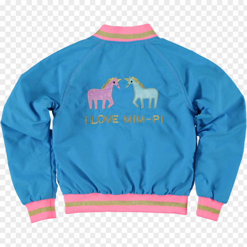 Jacket Mim-Pi Girls' Unicorn Blue Flight Coat Lola & The Boys Girls Sequin Bomber PNG