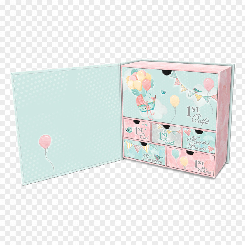 Lady Jayne Balloon Adventure Baby's First Memory Keepsake Box Infant Baby Giraffe Paper PNG