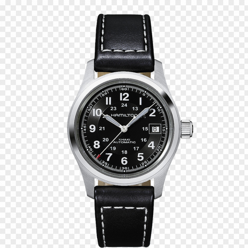 Mens Watch Hamilton Khaki King Field Quartz Company Strap PNG