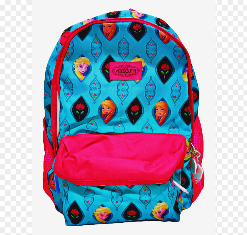 Car Seat Bag Turquoise Backpack Red Pink Magenta PNG