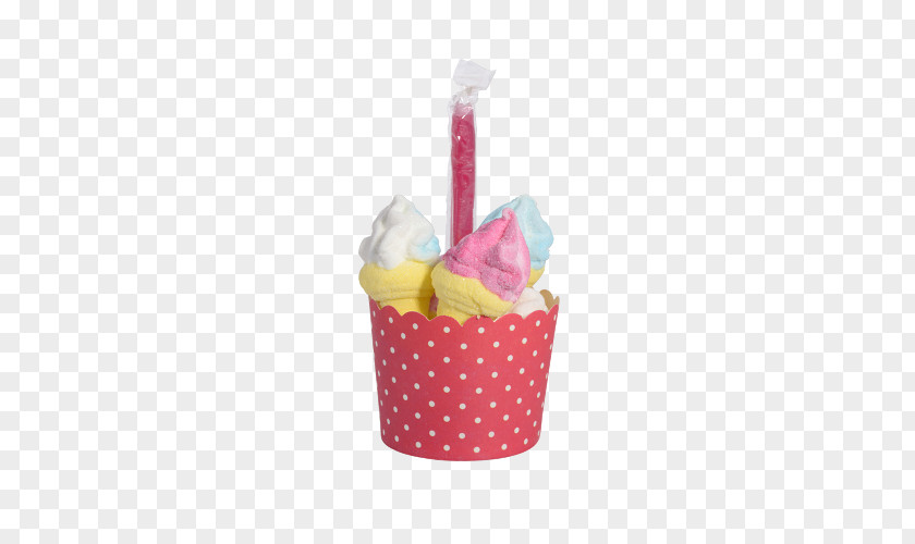 Cup Polka Dot Pink M PNG