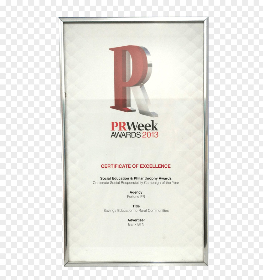 Excellence Certificate Jakarta Advertising Campaign Public Relations PNG