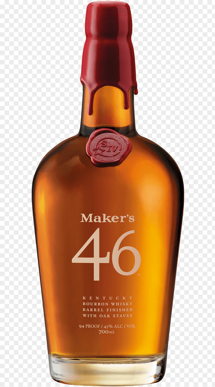 Wine Maker's Mark Bourbon Whiskey American Distilled Beverage PNG