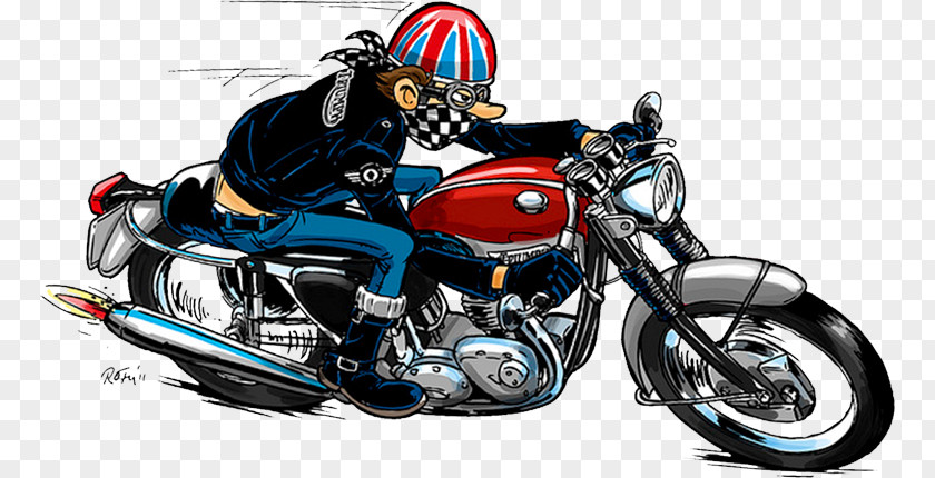 Bike Cartoon Triumph Motorcycles Ltd Bicycle Motard Motor Company PNG