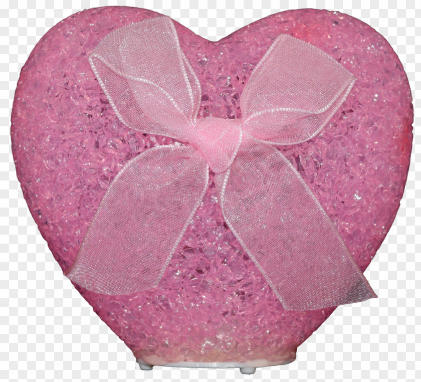 Glowing Heart-shaped Petal Magenta Pink M Heart PNG