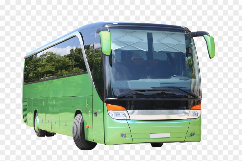 Green Bus Car PNG