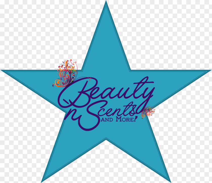 Line Logo Turquoise Star Font PNG