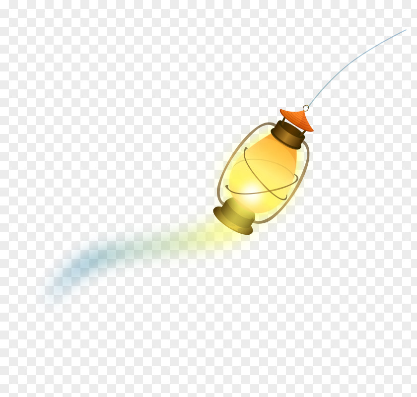 Yellow Kerosene Lamp Picture Light PNG