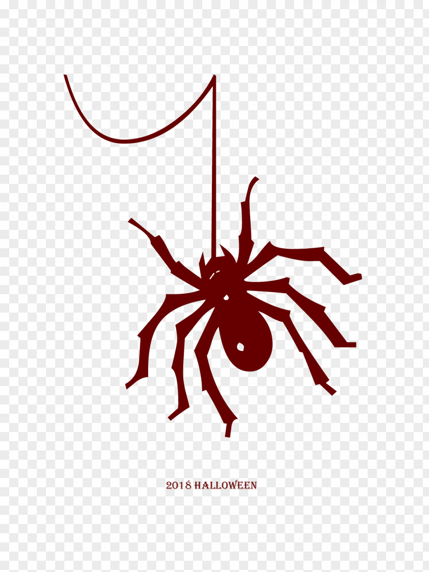 Halloween 2018 One Spider. PNG