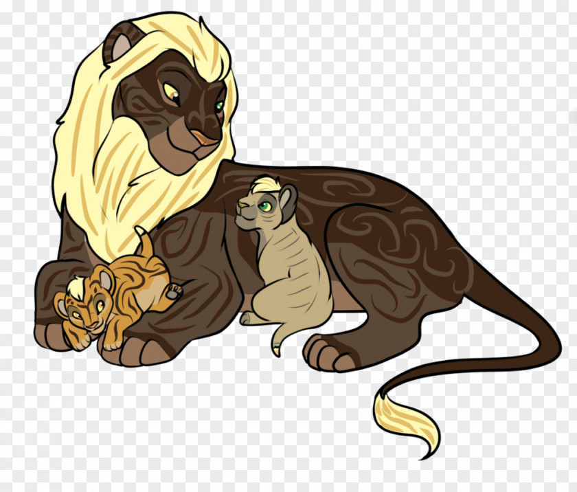 Lion Family Cat Tiger Canidae Illustration PNG