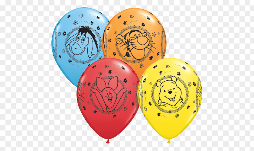 Winnie The Pooh Winnie-the-Pooh Eeyore Piglet Tigger Balloon PNG