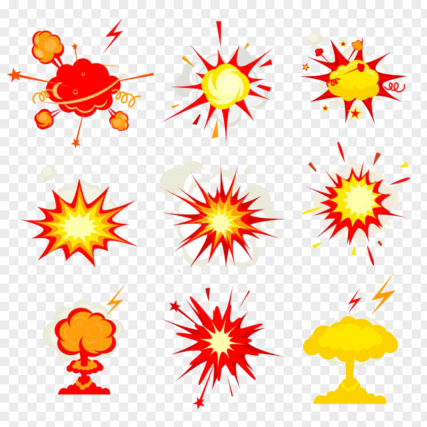 Exquisite Fashion Trends And Creative Cartoon Fireworks Explosion Watercolor Painted Icon Royalty-free Clip Art PNG