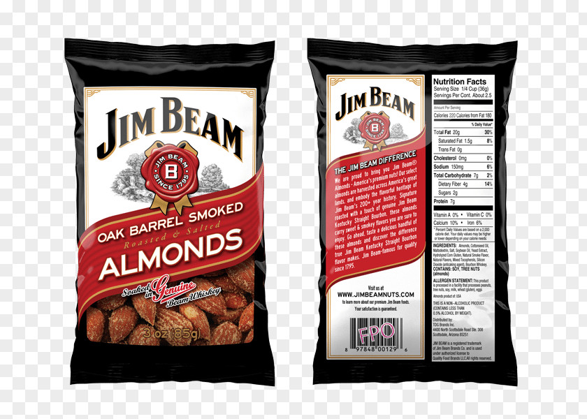 Realistic Almond Junk Food Brand Flavor Oak PNG