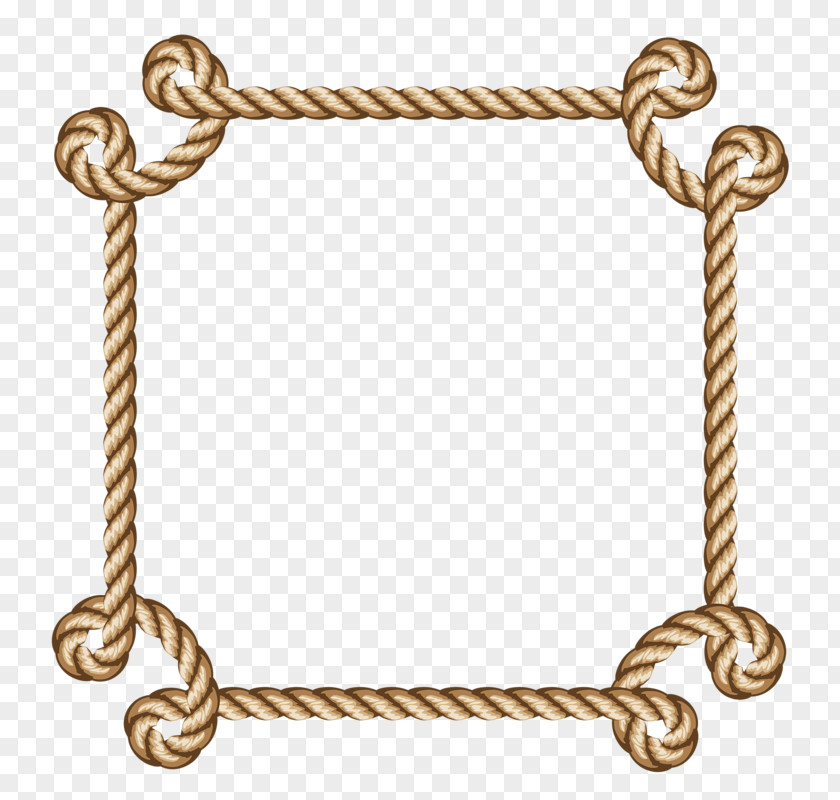 Rope Clip Art Picture Frames Scrapbooking Psd PNG